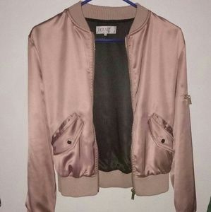 💖24HR SALE💖 Dena' Rose Gold Satin Jacket